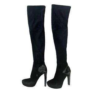 GUCCI Karen Over-the-Knee suede Boots